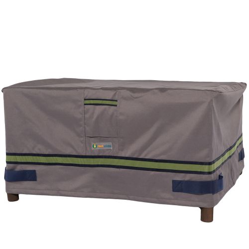 Soteria Waterproof Rectangular Patio Ottoman/Side Table Cover, 38 Inch