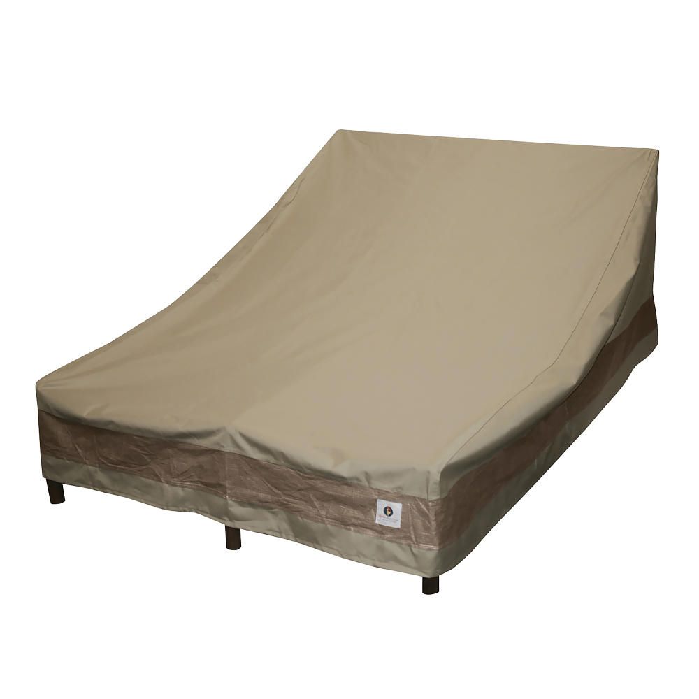 Duck Covers Essential 80 in L Patio Chaise Lounge Cover 