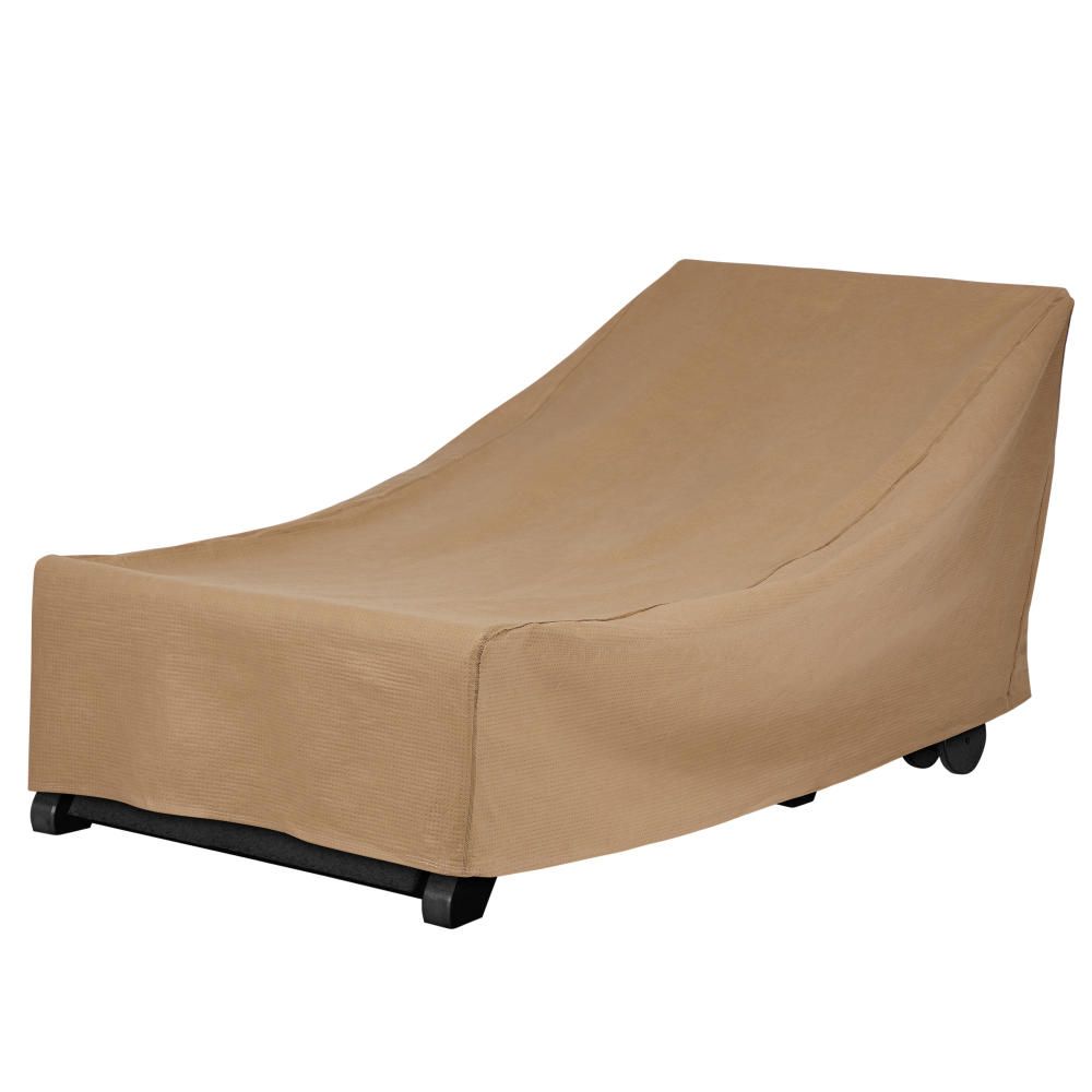 Waterproof Furniture Chaise Lounge Chair Cover for Outdoor Protection Patio Lawn 
